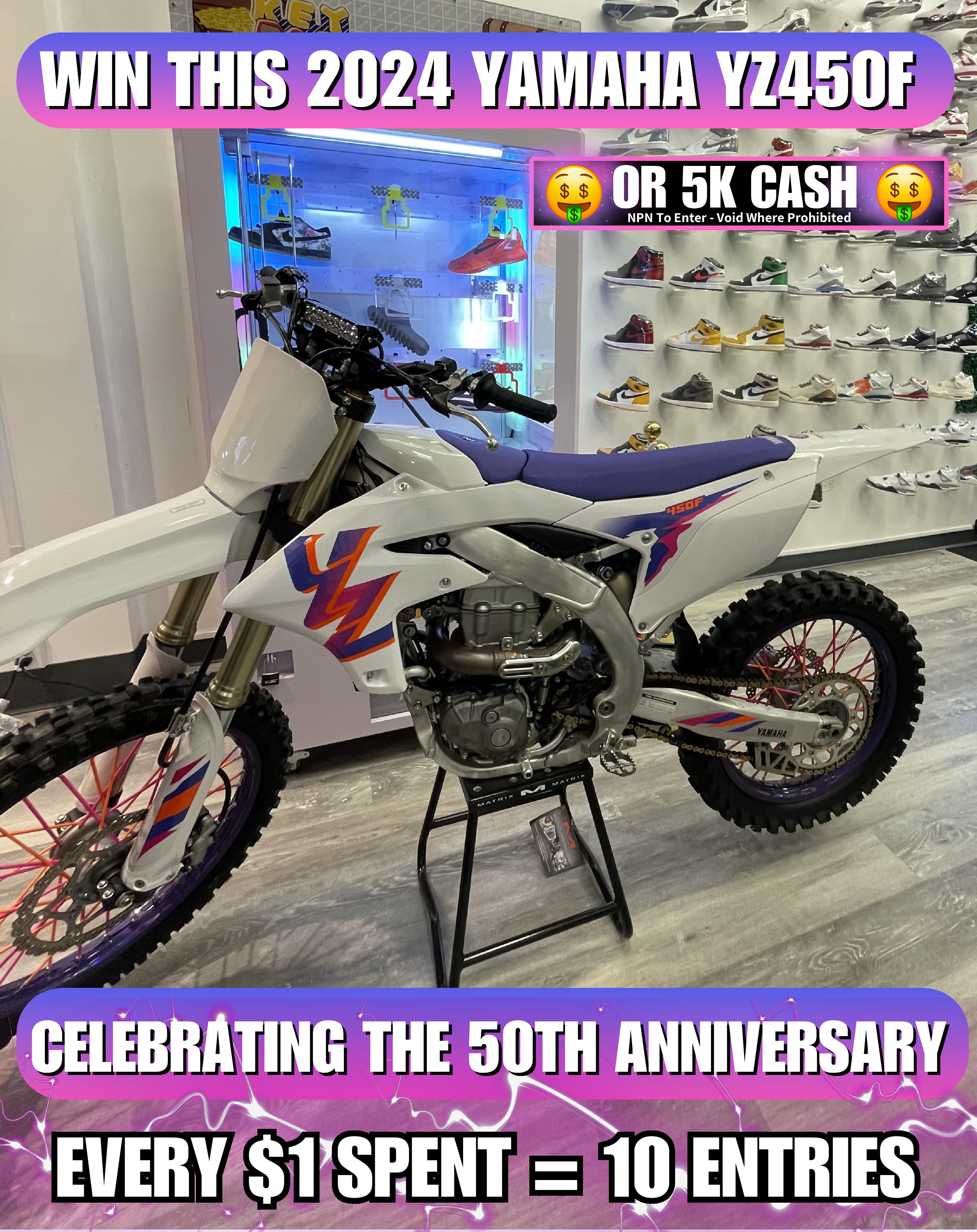 #TS3 Giveaway Mobile Banner Yamaha YZ450F 50th Anniversary Edition