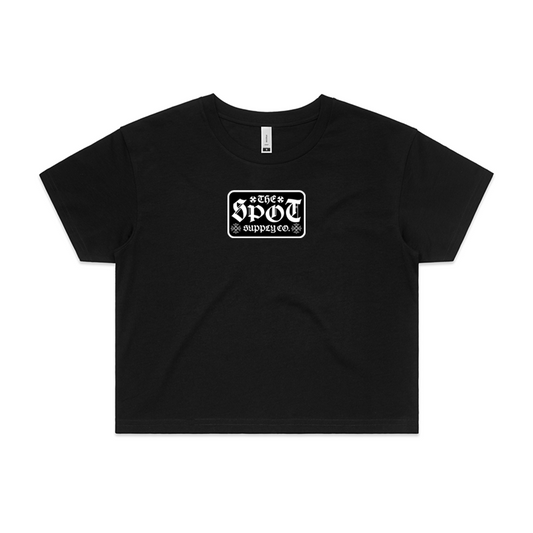 The Spot Women's Chrome Hearts Crop Top