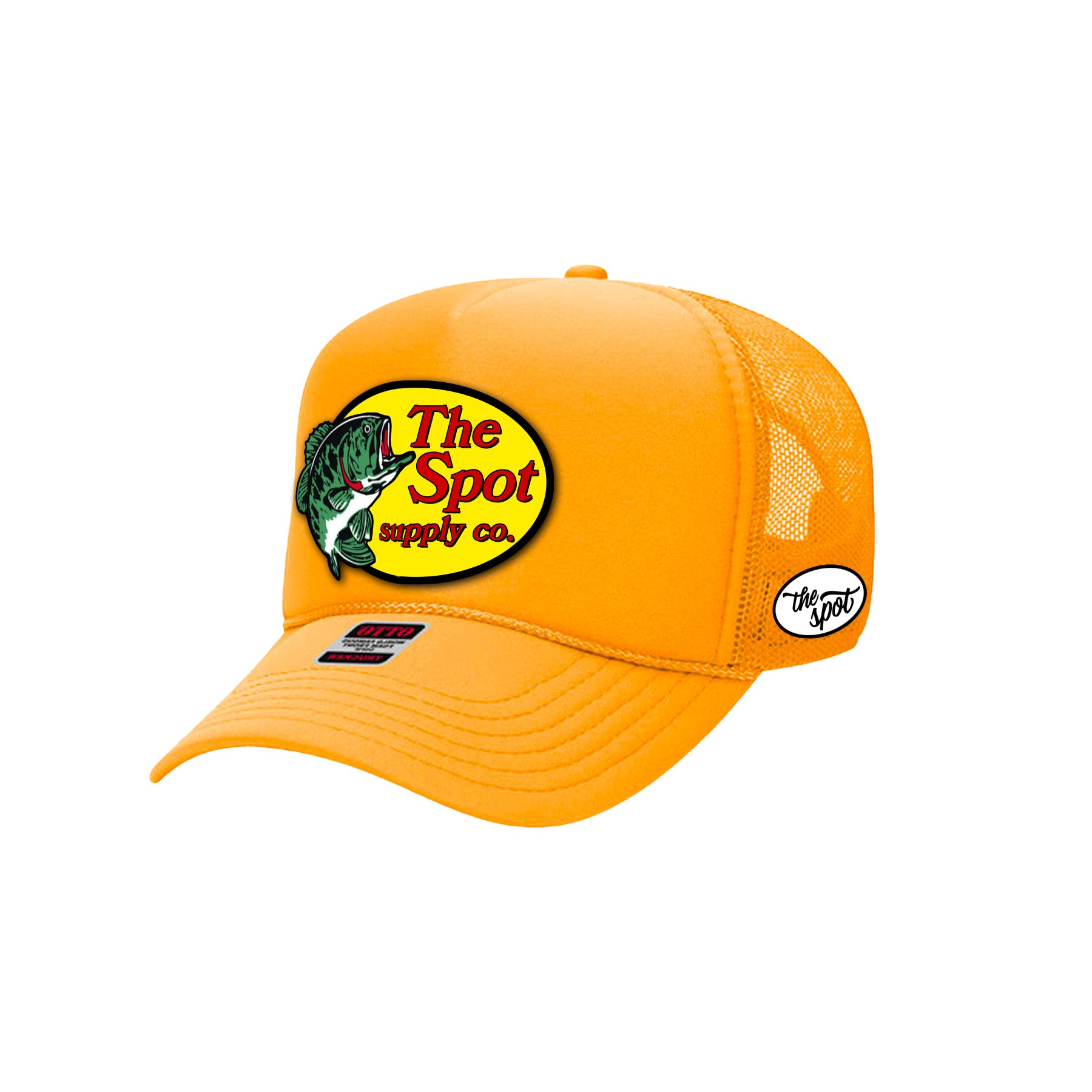 Bass Pro Foam Trucker Cap - Orange Trucker
