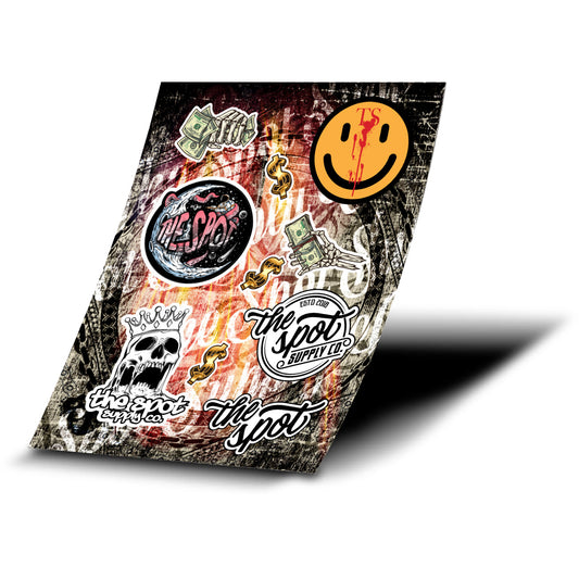 The Spot Blood Money Assorted Stickers