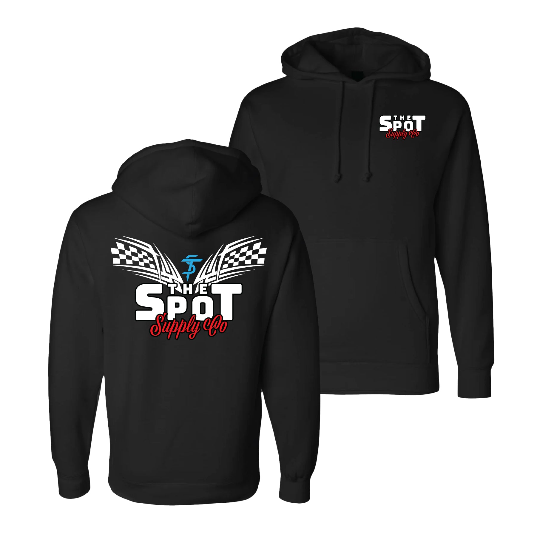 The Spot Race Flag Hoodie